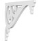 Ekena Millwork Carrillo Architectural Grade PVC Bracket, 5/8"W X 8"D X 8"H BKTP01X08X08CI - alternate 1
